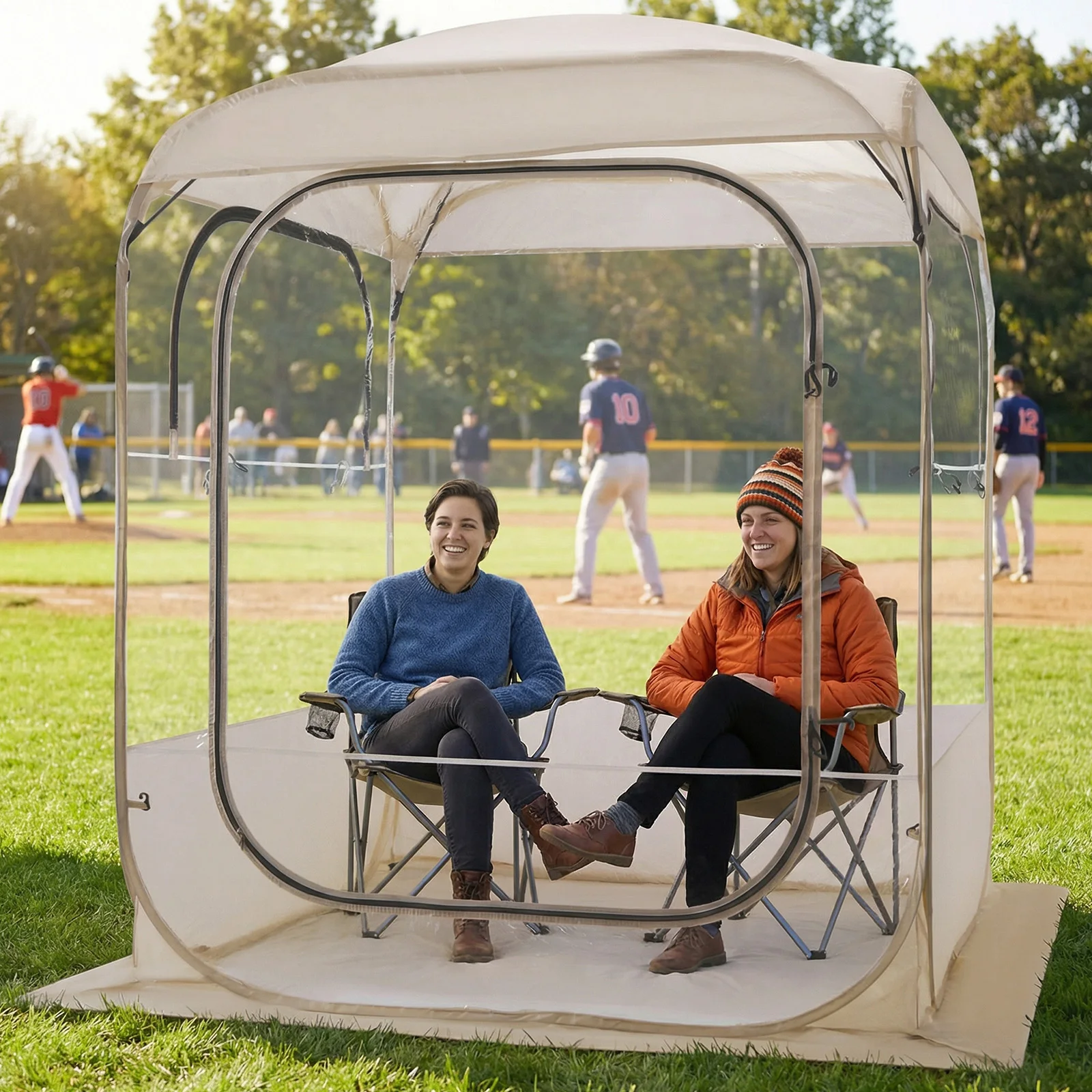 

Pop Up Bubble Tent 360 Panoramic View Instant Outdoor Bubble Tent Quick Setup for Sports Events Camping Fishing Cheering