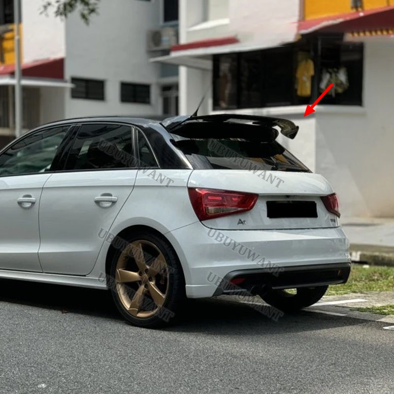 For AUDI A1 Hatchback 2012-2025 ABS Rear Trunk Boot Spoiler Wing Lip Car Rear Wings - view 6