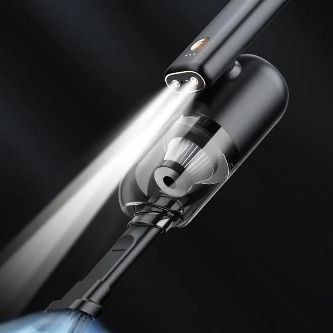 LOMY 5V 2000mAh 180 접이식 진공 청소기(손전등 포함)는 무선 강력한 진공을 불고 빨 수 있습니다.