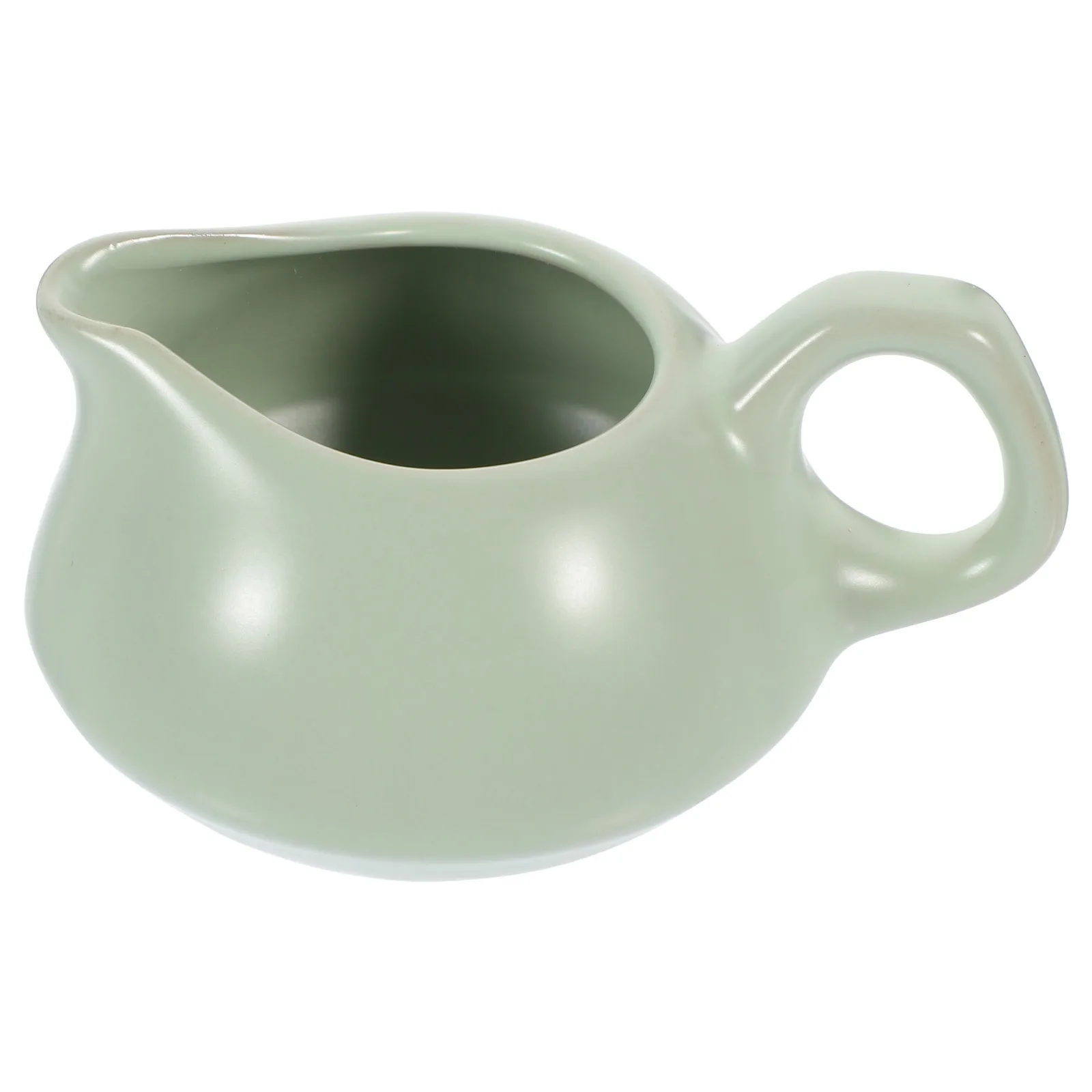 

Large Ceramic Gravy Boat Smooth Surface Easy Clean Multipurpose Sauce Dispenser for Milk Tea Sauces Serving Pitcher Kitchen