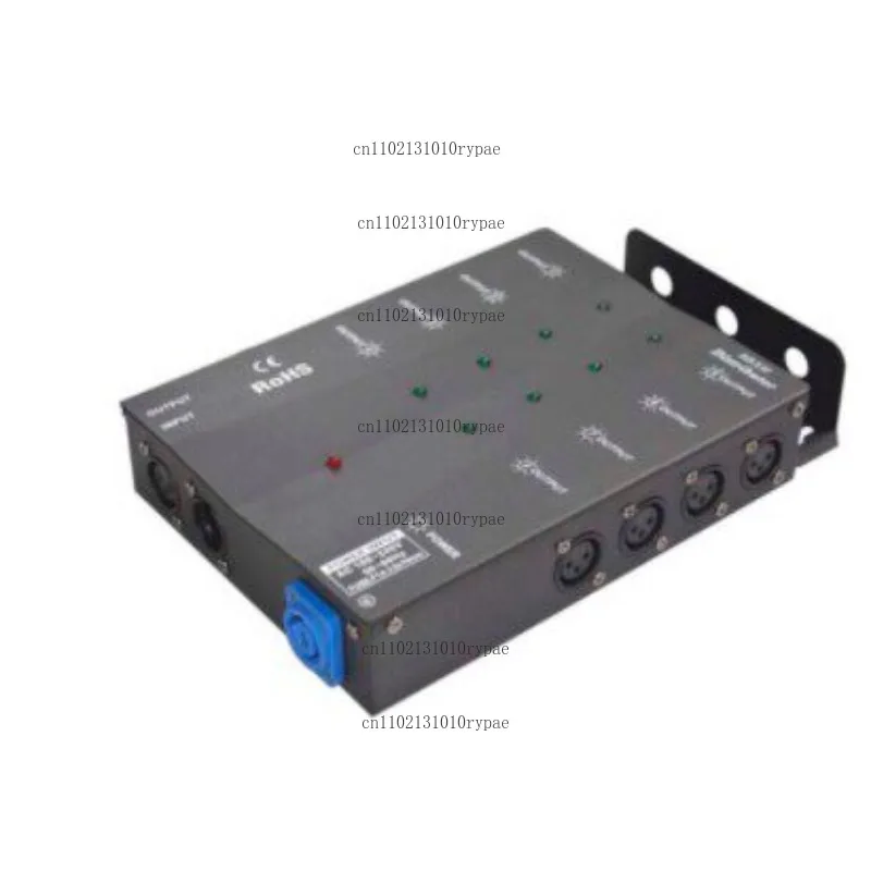 Hook for,8‑Channel Opto‑Isolated Signal Amplifier DMX512 Splitter for Stage and Wedding Performance Lighting