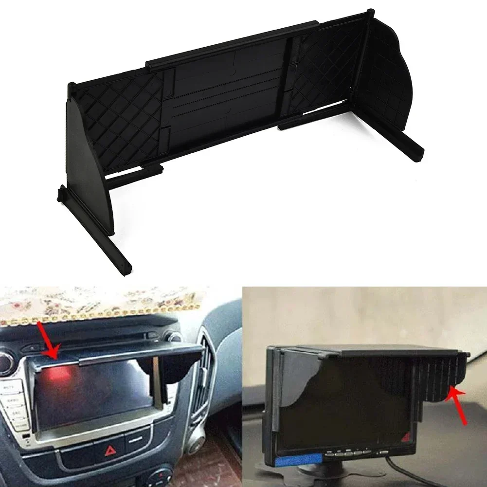 

Automotive Interior Car Navigator Sun Shade Flight Streamline Design Recyclable 6"-10" Anti-reflections Black Adjustable