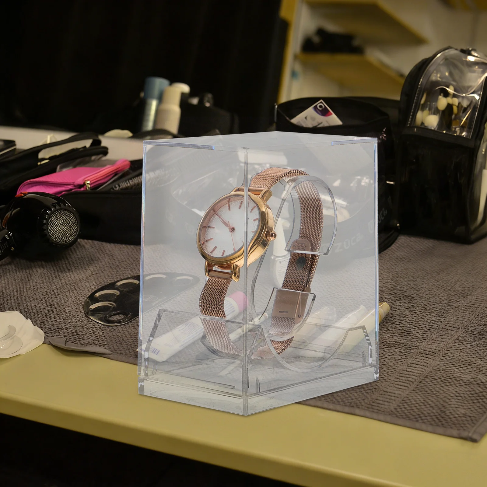 

6pcs Children Watch Packaging Boxes Transparent Storage Display Case For Small Medium Ladies Kids Watches Watch Box Organizer