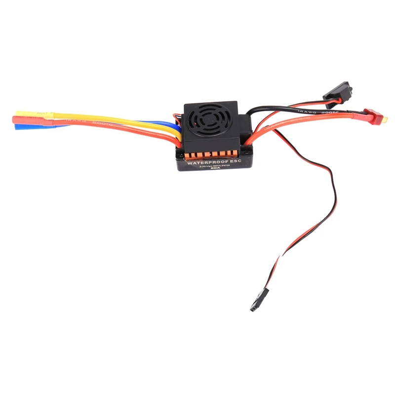 3650 3600KV Brushless Motor And 60A Brushless ESC Waterproof For 1:10 1/10 RC Truck Car Boat Model