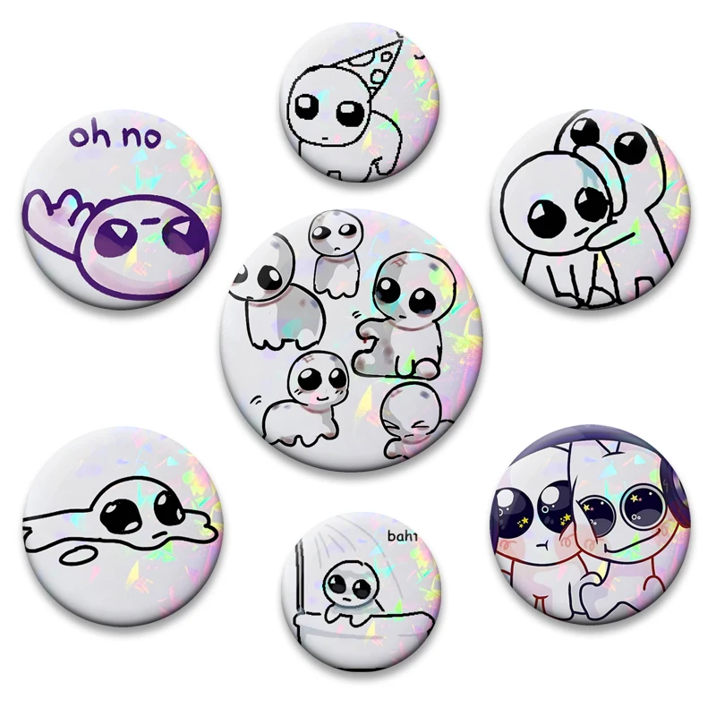 TBH Autism C-Creature Y-Yippies Creative Brooches Funny Pins Pattern Badge for Clothes Decor Bag Hat Accessories Souvenir Gifts