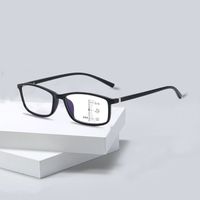 PC Retro Progressive Multi-Focus Reading Glasses For Men Women Anti-blue Light Near Far Presbyopia Eyeglasses
