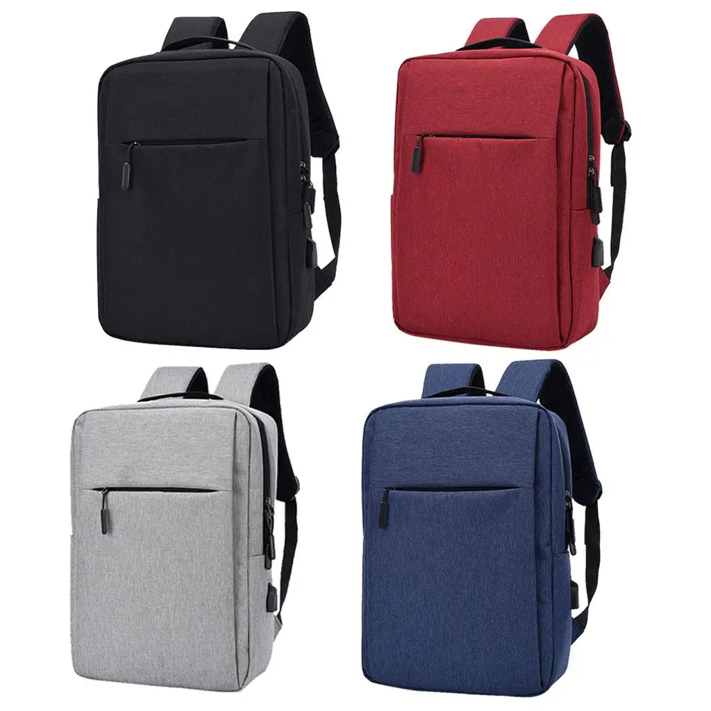 Laptop Backpack With USB Charging Port Shoulder Bag Outdoor Computer Bag