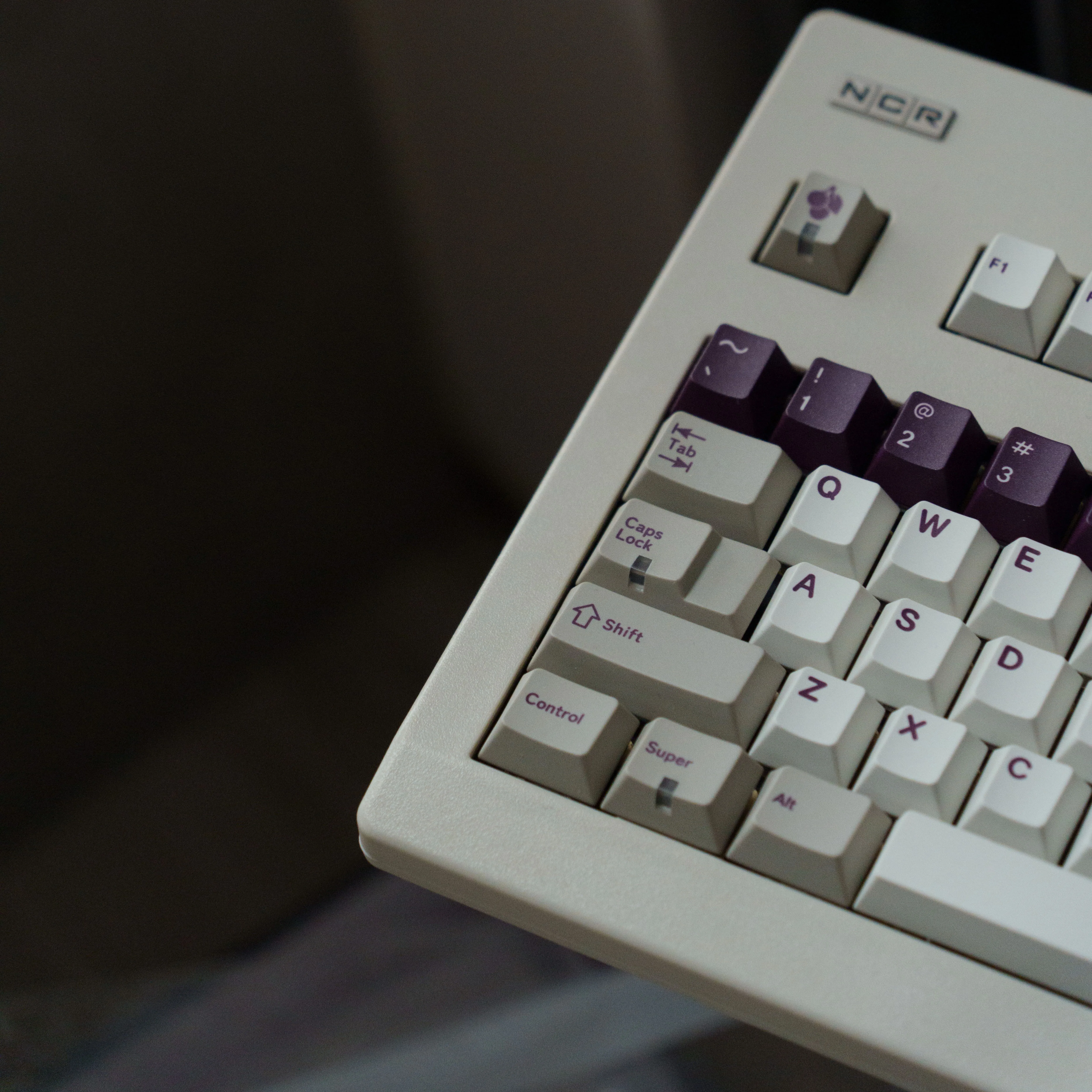 Violet Alert Keycaps PBT Dye Sublimation Cherry Height Korean for Mechanical Keyboard Game PC AULA F75 Ajazz Anne Pro 2 Gk61