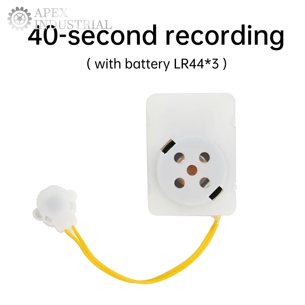 Recordable Sound Module Plush Toy Music Box Voice Recorder High-fidelity Voice Message Recording 40s/5 minutes Sound Recording