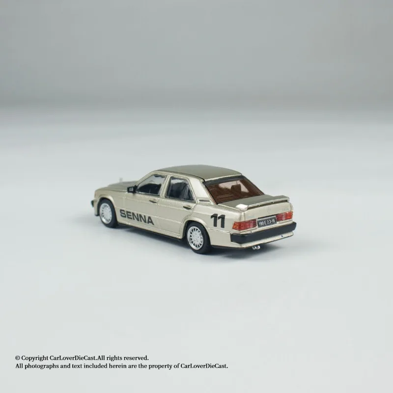 TARMAC WERKT 1/64 190E 2.3-16 SENNA 1984-legering motorvoertuig speelgoed spuitgieten metalen model collectie jongen kerstcadeaus