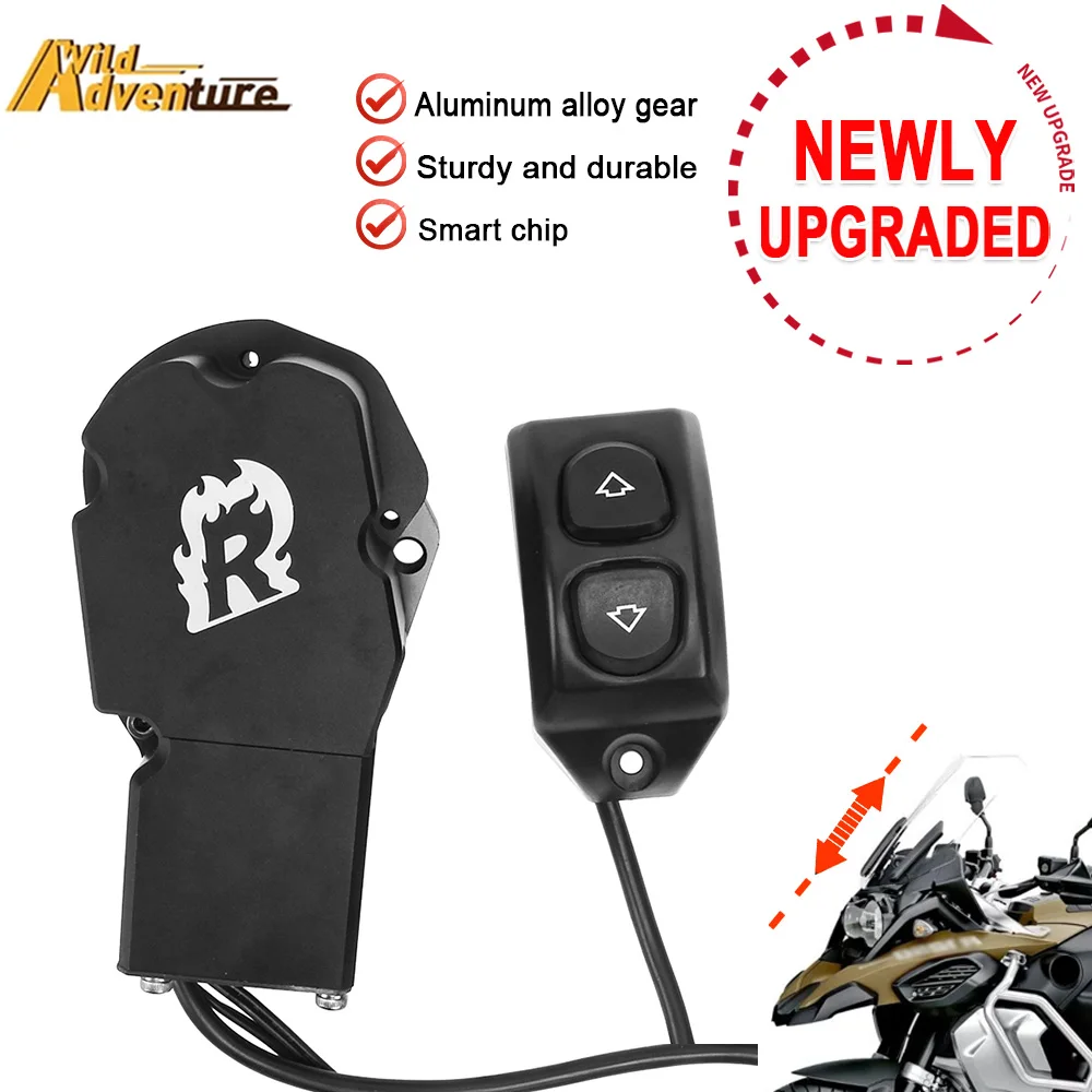 Parabrezza Parabrezza Ascensore Elettrico Interruttore di Controllo Remoto Per BMW R1250GS R1200GS R1250 R1200 GS Adv LC Adventure 2013-2024