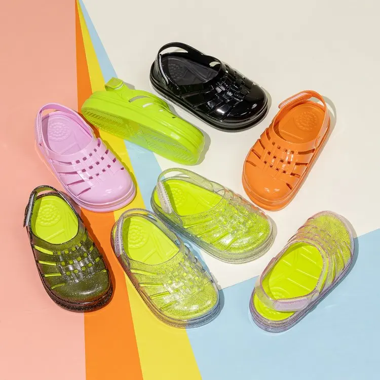 

New Summer Children's Casual Shoes Beach Water Sports Flat Sandals Lightweight Swimming Water Park Indoor and Outdoor Slippers