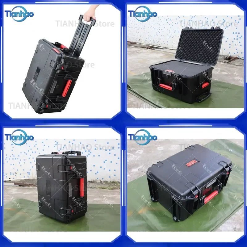 61L Portable PP Trolley ABS Plastic Flight Tool Case for General Use