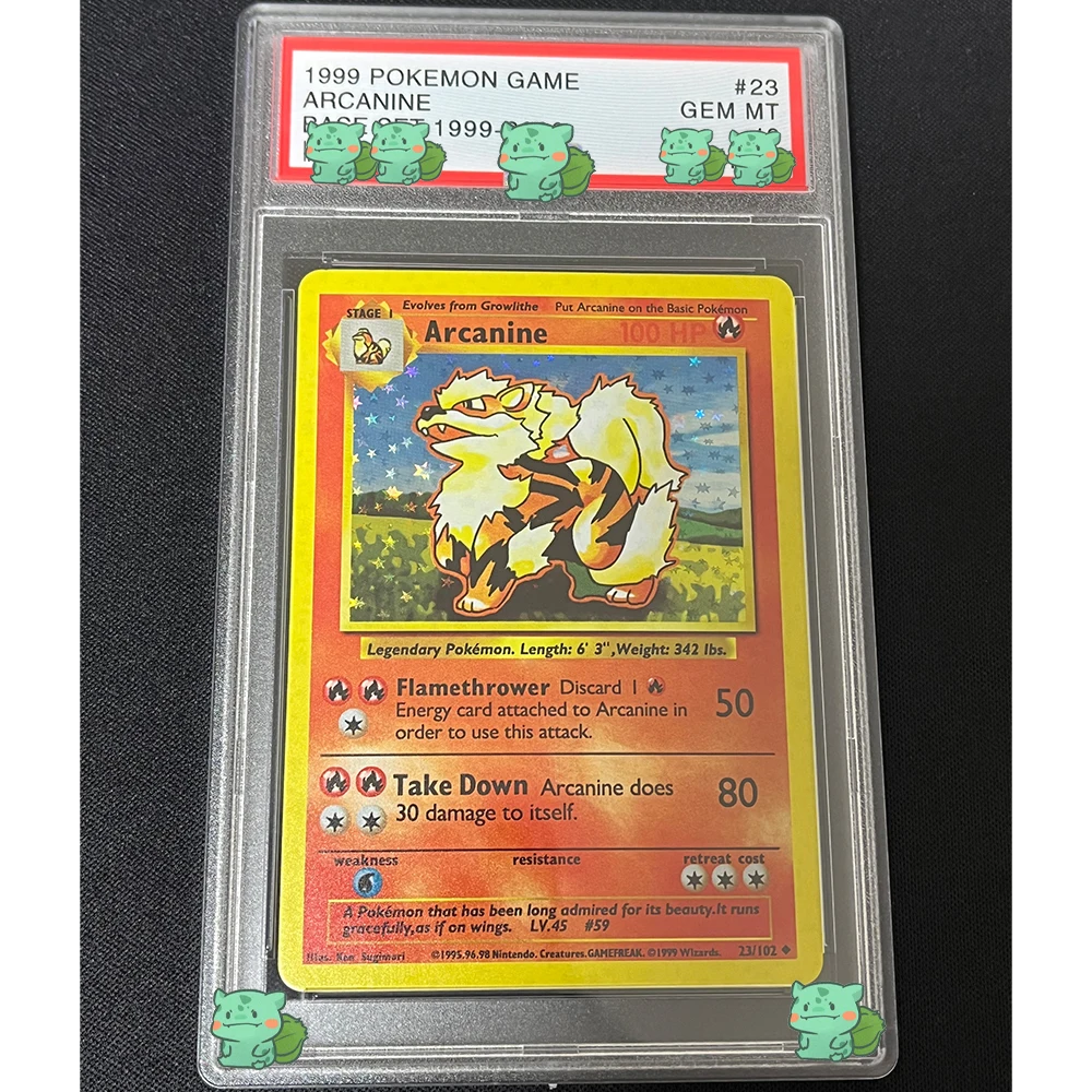 1999 PTCG GAME Graded Collection Card CHARMELEON CHARIZARD-HOLO ALAKAZAM-HOLO CHARMANDER GEM MT 10 Card English Version Kid Gift