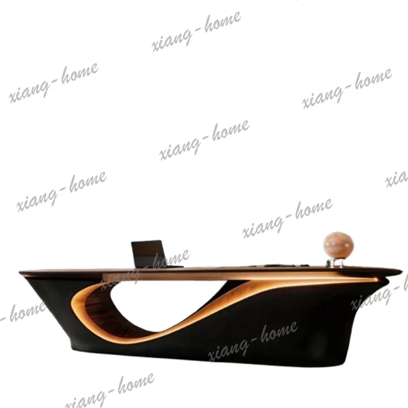 Factory Direct Designer Aesthetic Office Desk Luxury Ladies Modern Executive Office Desk Craft Conference Escritorios De Oficina