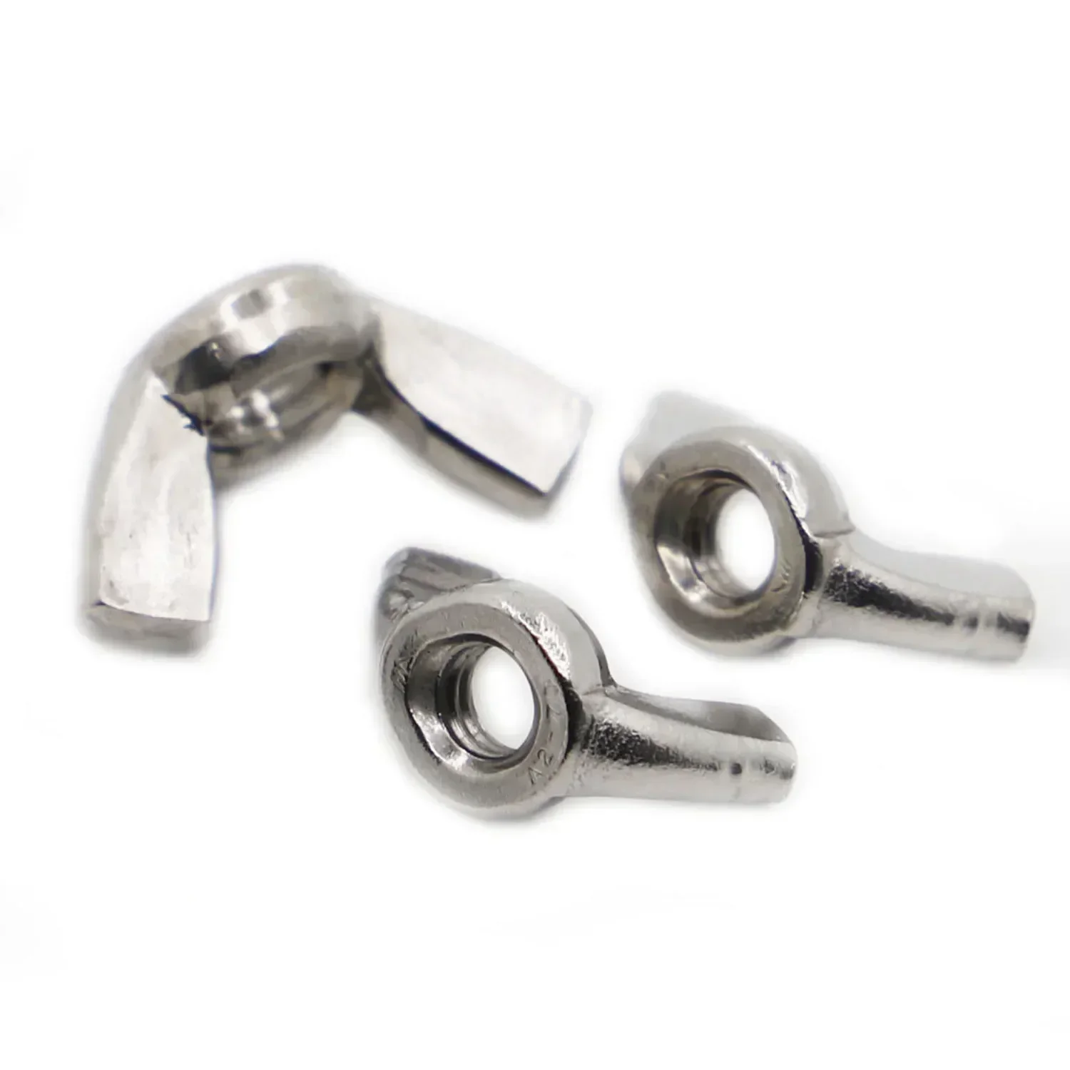 DIN315 M3 M4 M5 M6 M8 M10 M12 304 Stainless Steel Hand Tighten Nut Butterfly Nut Ingot Wing Nuts