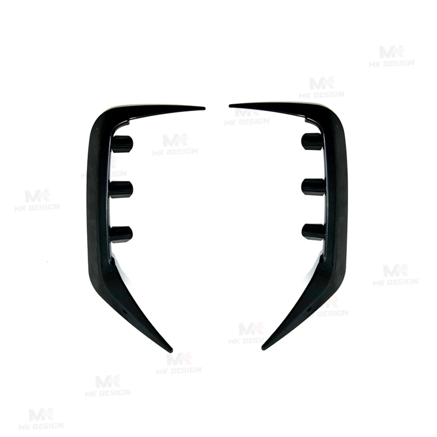 VTEN Style ABS Rear Bumper Splitters for BMW G01 X3 LCI 2022-2024 Gloss Black Rear Bumper Canards Trims Car Accessories image 3