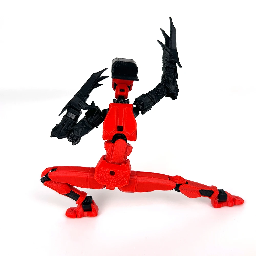 3D Printed Mannequin Dummy 13 Bloody Warrior Series Toys Action Figures Multi-Jointed Movable Shapeshift Robot Ornaments Gifts