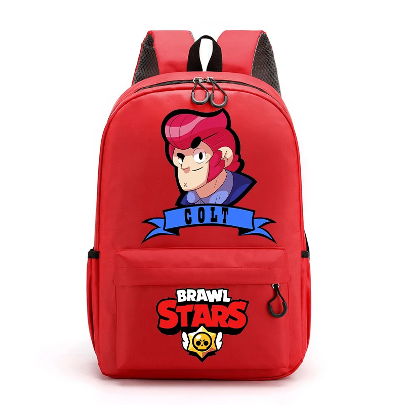 Mochila con estampado de dibujos animados para niños, mochilas escolares de gran capacidad, suministros escolares para niños, Leon Spike Crow