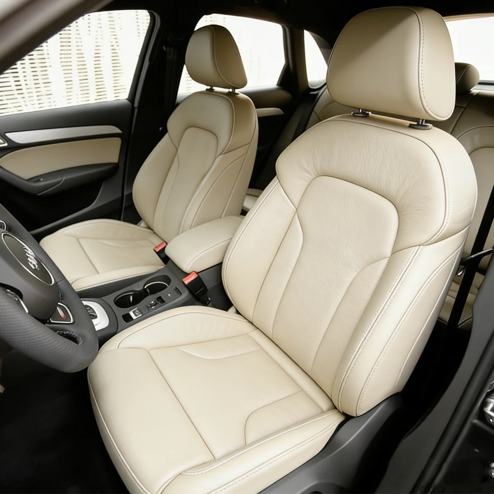 

Car Special Seat Cover For Audi Q3 2013 2014 2015 2016 PU Leather Cushion Protector Car Seat Covers Interior Accessories