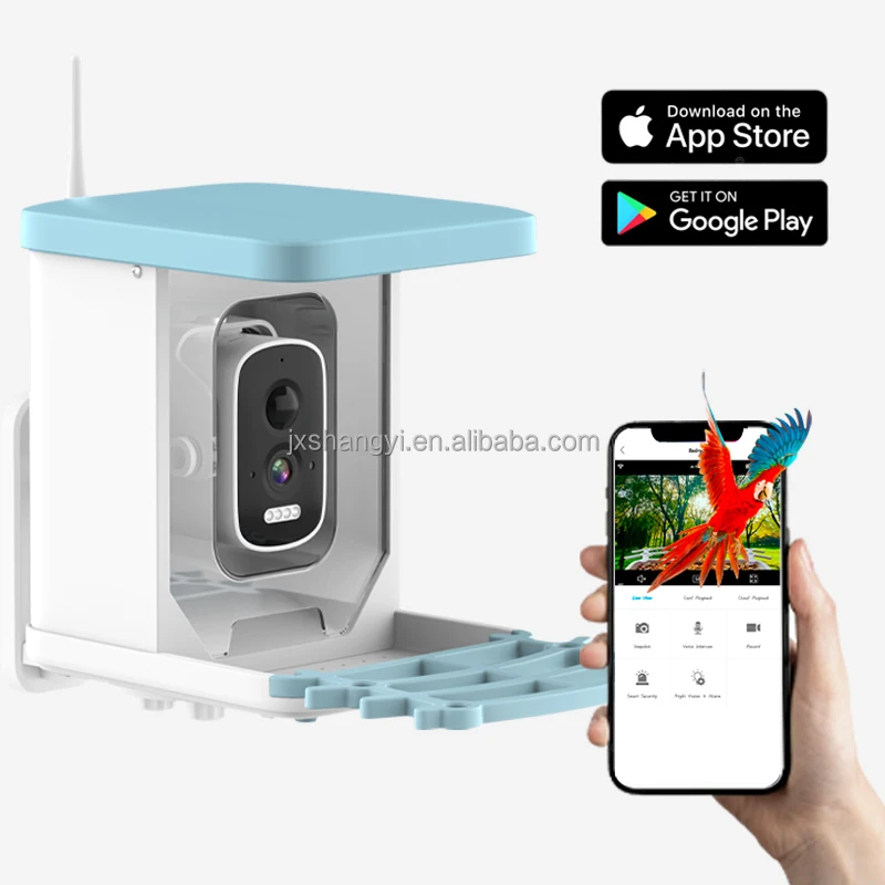 hit productFactory Custom hang on Tree Wild Squirrel Proof Outdoor Automatic Smart AI Bird Feeder Eco-Friendly 2.5K HD Camera So