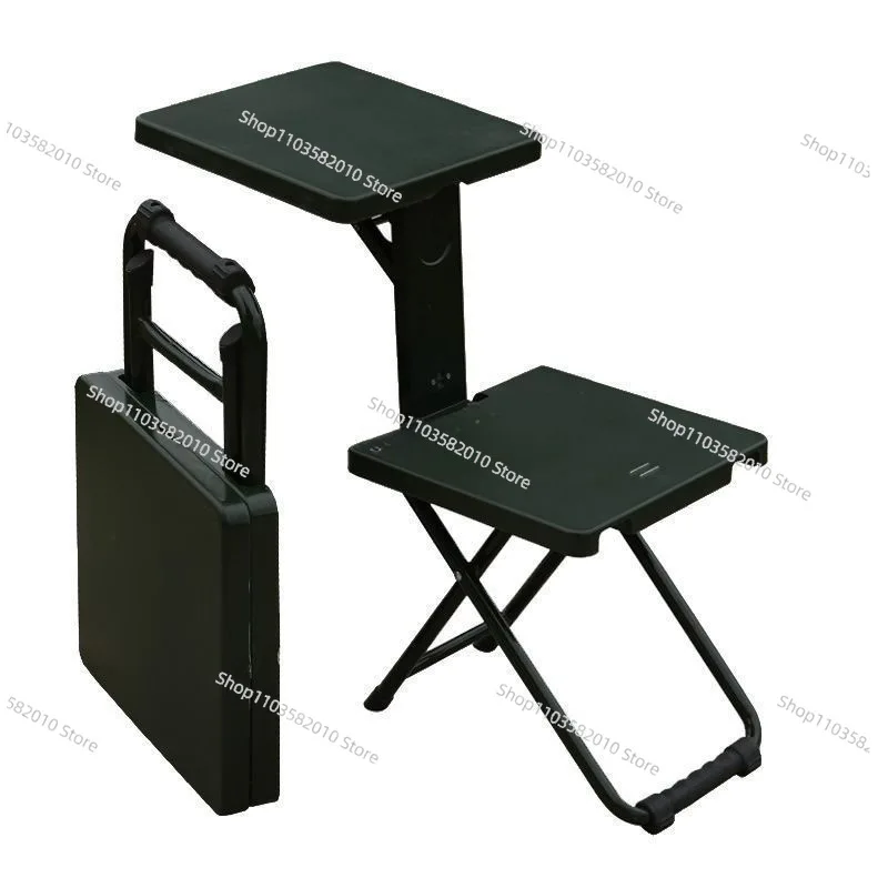 

Outdoor folding learning Outdoor stall Durable portable folding stool Writing Multifunctional learning