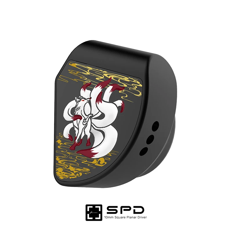 شاشة Kinera Celest Gumiho Planar داخل الأذن 10 مم سائق مستو مربع + سماعة أذن 1BA مع كابل 0.78 2Pin