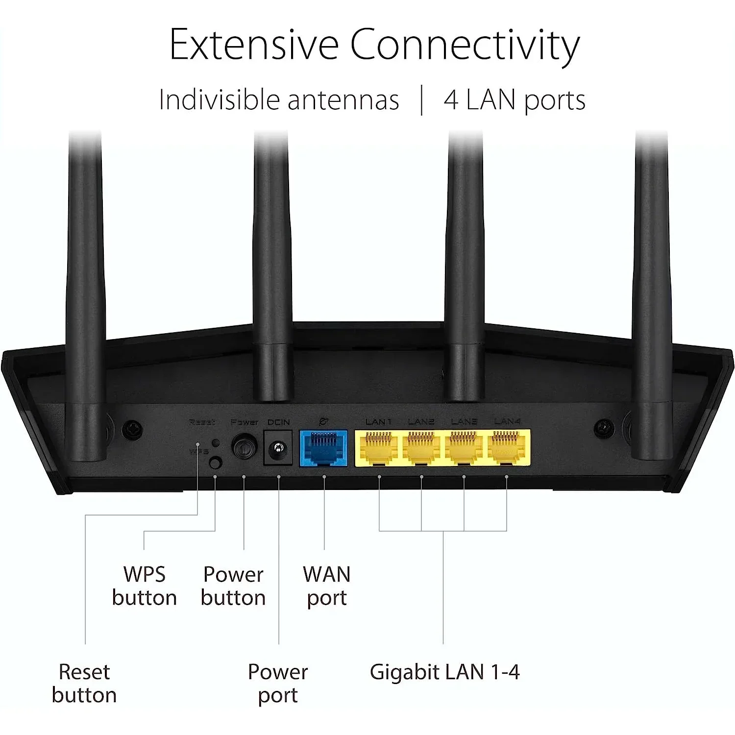 Imagem -04 - Asus-roteador Wi-fi de Banda Dupla Rt-ax57 Wi-fi Compatível Jogo e Streaming Incluindo Anime Segurança Opcional na Internet