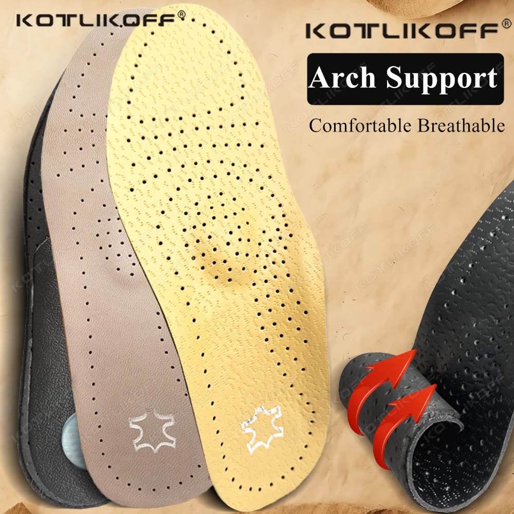 Orthopädische Einlegesohlen aus Leder, Fußgewölbeunterstützung für Plattfüße, hohes Fußgewölbe, Plantarfasziitis O/X, Beinkorrektur, Männer und Frauen, Fußpflege