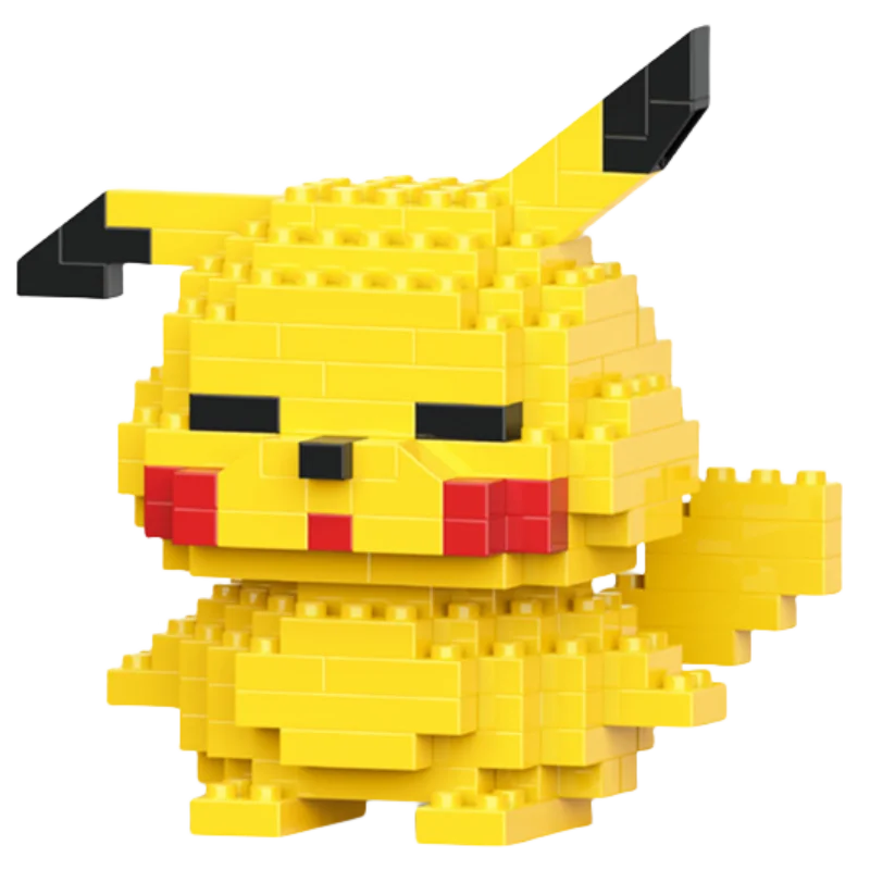 Pokemon Small Blocks Pikachu Nanoblock Charizard Kyogre Groudon Rayquaza Model  Pichu Education Graphics Toys For Kids Birthday