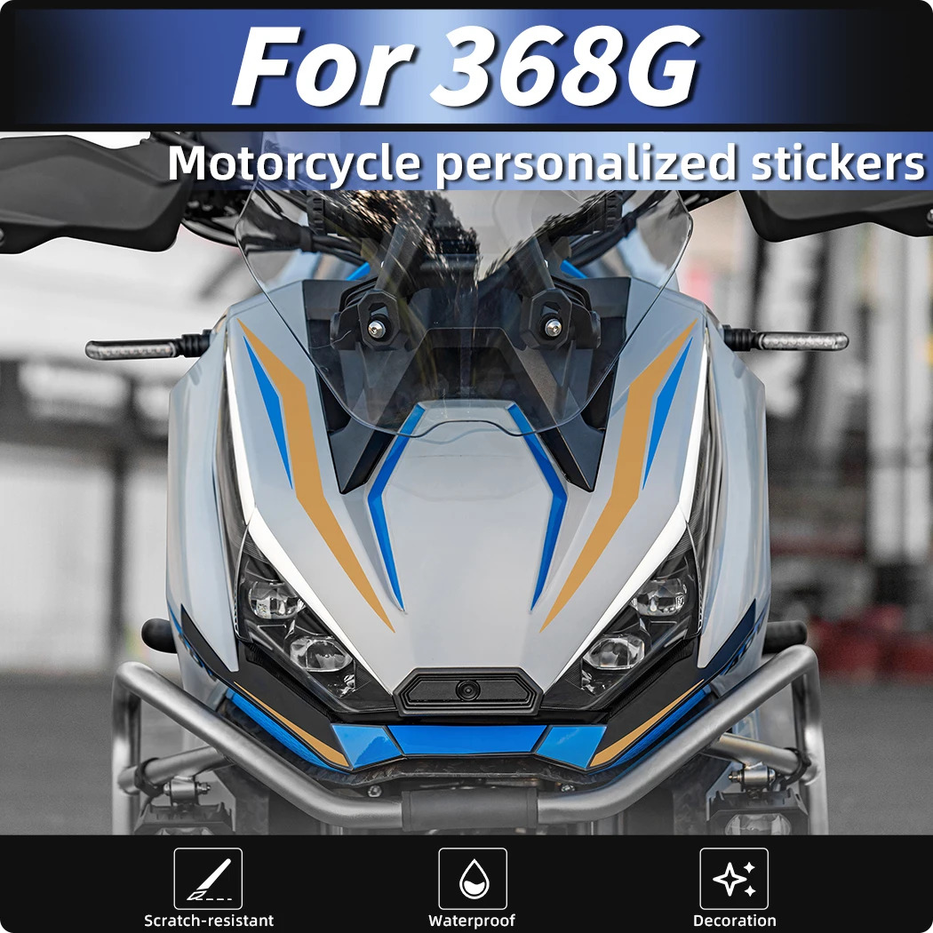 

Наклейки для ZONTES 368G, передняя часть мотоцикла, персонализированные наклейки, аксессуары для мотоциклов