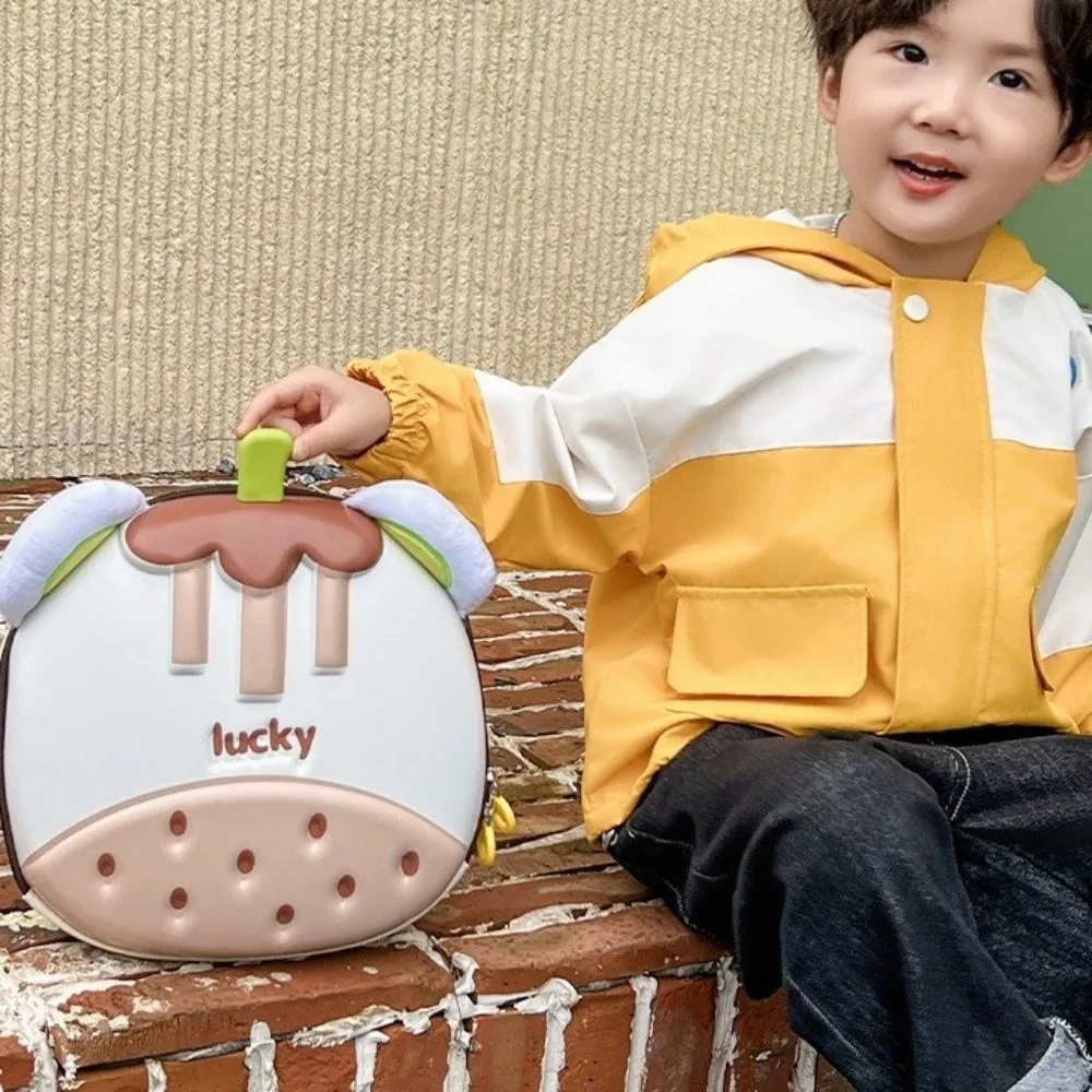 กระเป๋าเป้เด็กน้ำหนักเบาลายการ์ตูน กระเป๋าเป้เด็กทรงไข่ผลไม้ กระเป๋าเป้นักเรียนอนุบาล EVA สำหรับเด็กผู้หญิง