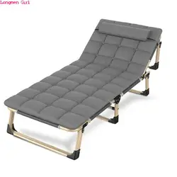 Portable Folding Beds For Travel Camping Ultralight Modern Marching Bed Office Bed Leisure Recliner Outdoor Garden Furniture