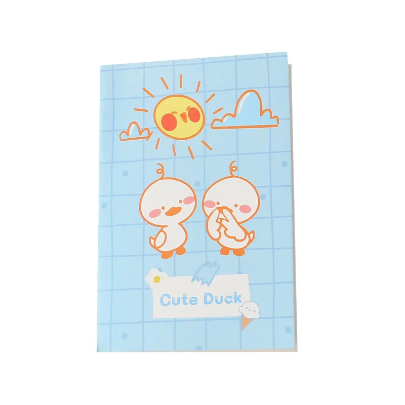 50Pcs Cartoon Creative Cute Mini Notebook Student Prize Gift Notebook Pocket Notepad Diary Plan Memorandum Notebooks Stationery