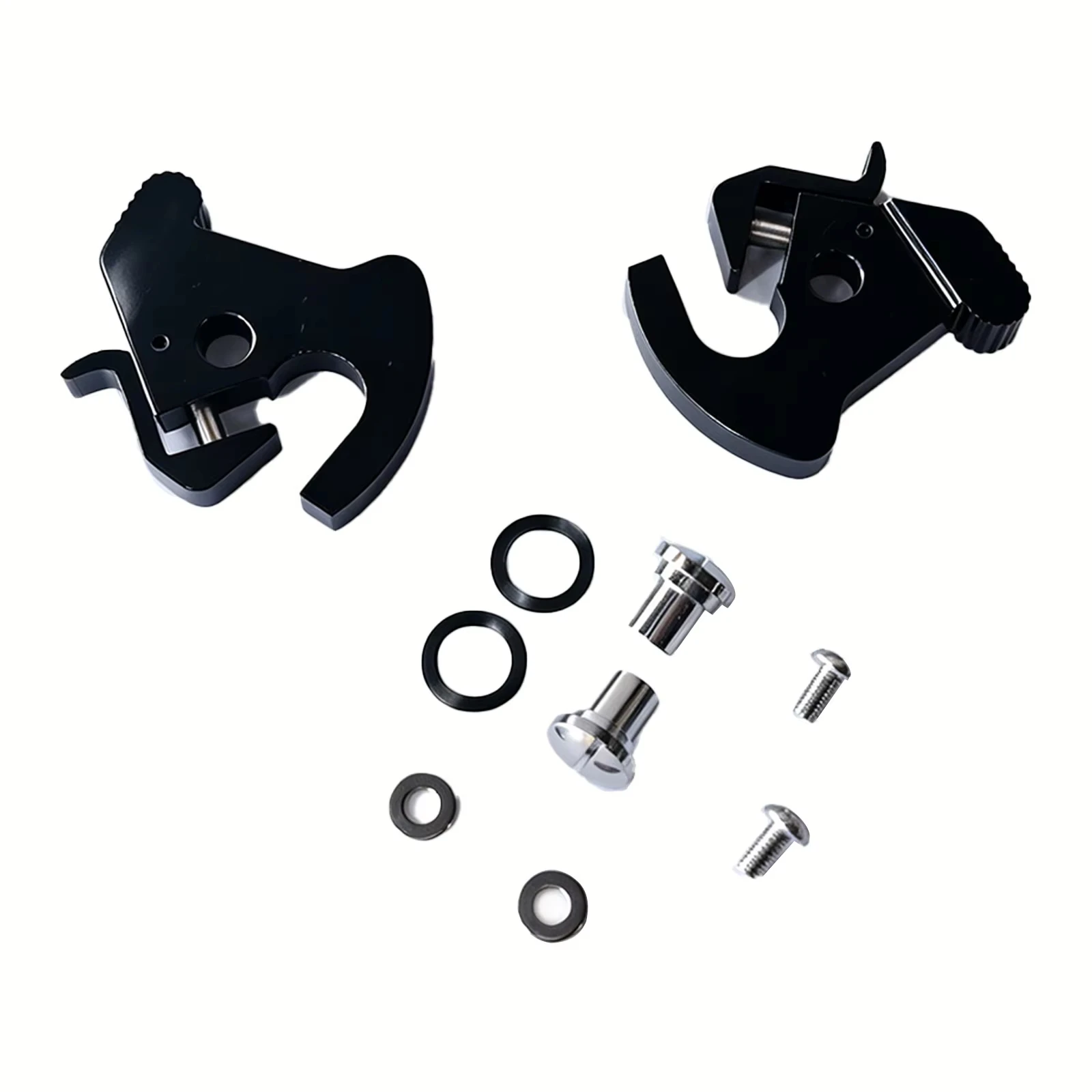 For Harley Touring Dyna Softail Sportster Detachable Sissy Bar Backrest Luggage Rack Latch Kit Rotary Docking Latches Clips