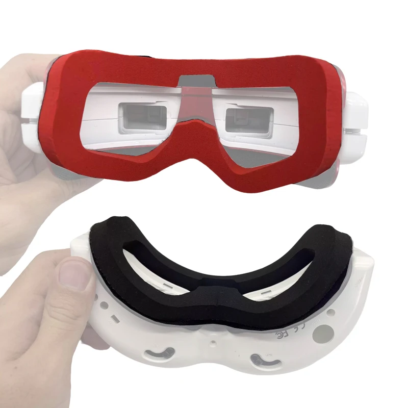 

For Fatshark HDO2 HDO+ FPV Goggles Anti-light Leakage Sponge Eyemask Faceplate 10/14mm Thickness Pad with Hook-and-loop Fastener
