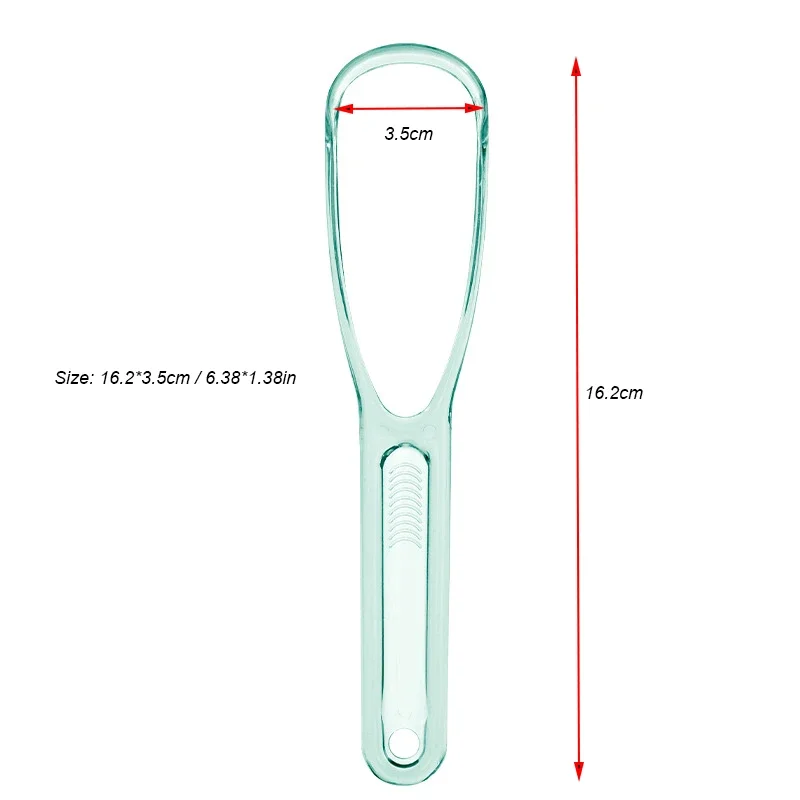 Newest Personal Adult Tongue Scraper Food Grade Tongue Coated Cleaning Brush Keep Fresh Breath Oral Hygiene Care Cleaner Tool