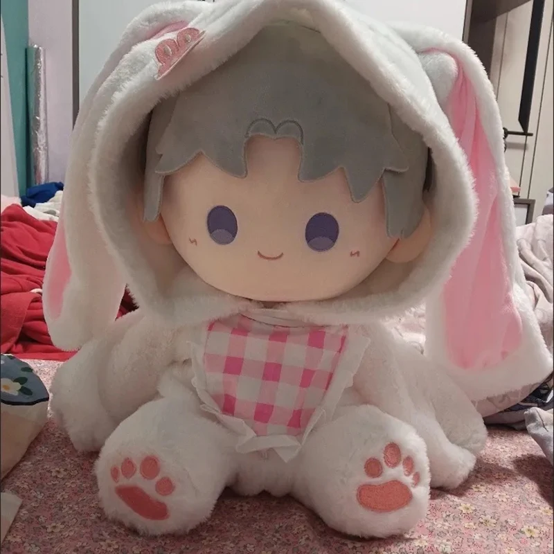 

40 см плюшевая кукольная одежда, зимний наряд кролика, серия Ломи, милое теплое платье, сменная одежда