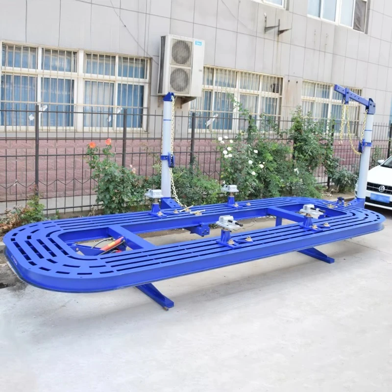 Banco de asador de marco de coche, soporte de máquina de soldadura de tubo de acero para trabajo de carrocería de coche, para reparación de automóviles