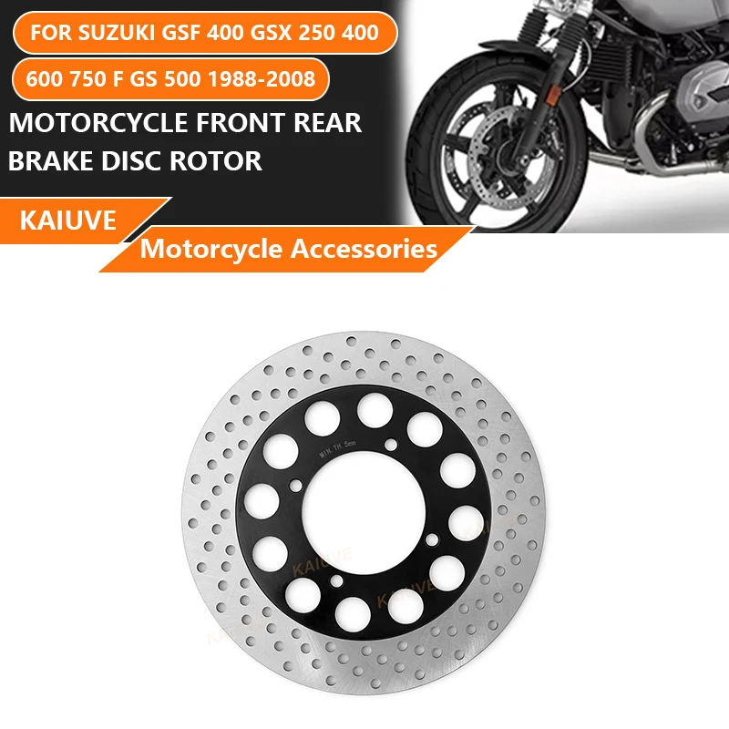 Motorcycle Stainless Steel Rear Brake Disc Rotor For Suzuki GSF 400 GSX 250 400 600 750 F GS 500 1988-2008