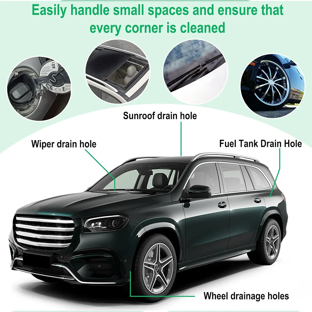 3m 5m Car Sunroof Drain Cleaning Brush Auto Drain Hole Cleaner Flexible Drain Brush Long Drain Pipe Cleaners Tube Cleaning Tool