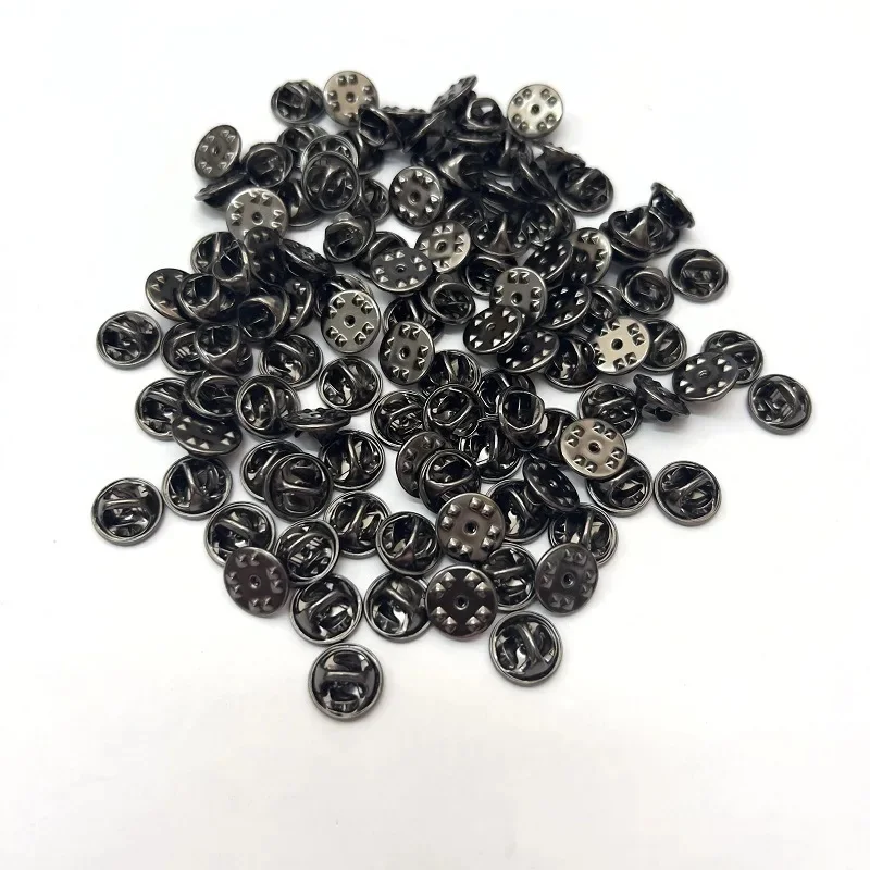 100-500Pcs Metal Locking Pin Back Brooch Badge Holder Butterfly Clasp For Enamel Pins DIY Jewelry Material Hand Making Craft  ﻿