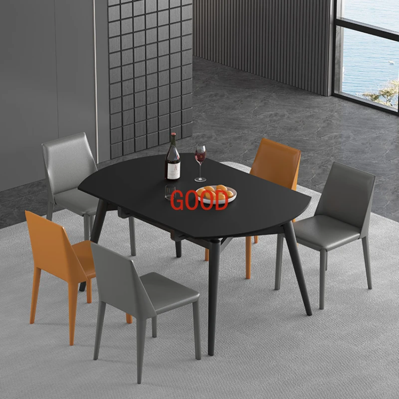 Nordic Round Coffee Dining Tables Kitchen Luxury Wood Dining Table Modern Minimalist Tavoli Da Pranzo Home Furniture ZT50DT
