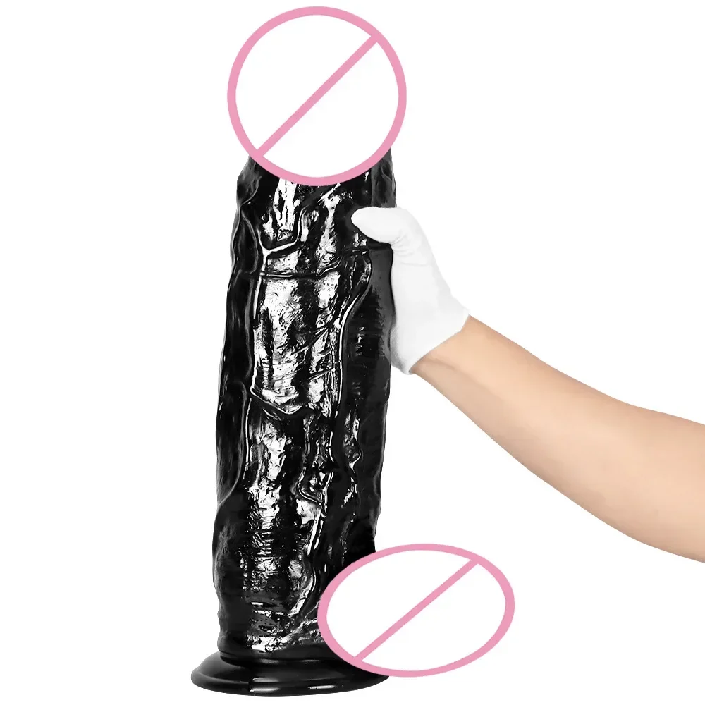 12cm Thick Realistic Huge Dildo Fake Penis Strong Suction Cup Anal Dildos Adult Sex Toys for Man Couple Toy Men\'s Masturbator