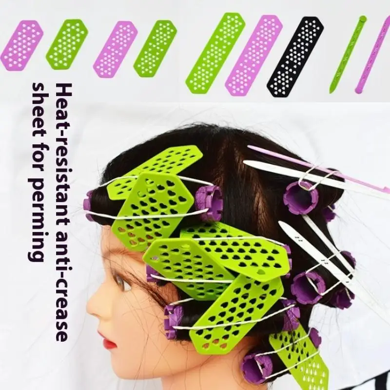 

10 шт., иглы для химической завивки, бесследная прокладка для химической завивки, термостойкие пластиковые штифты, зажимы для химической завивки, парикмахерские инструменты, аксессуары для укладки