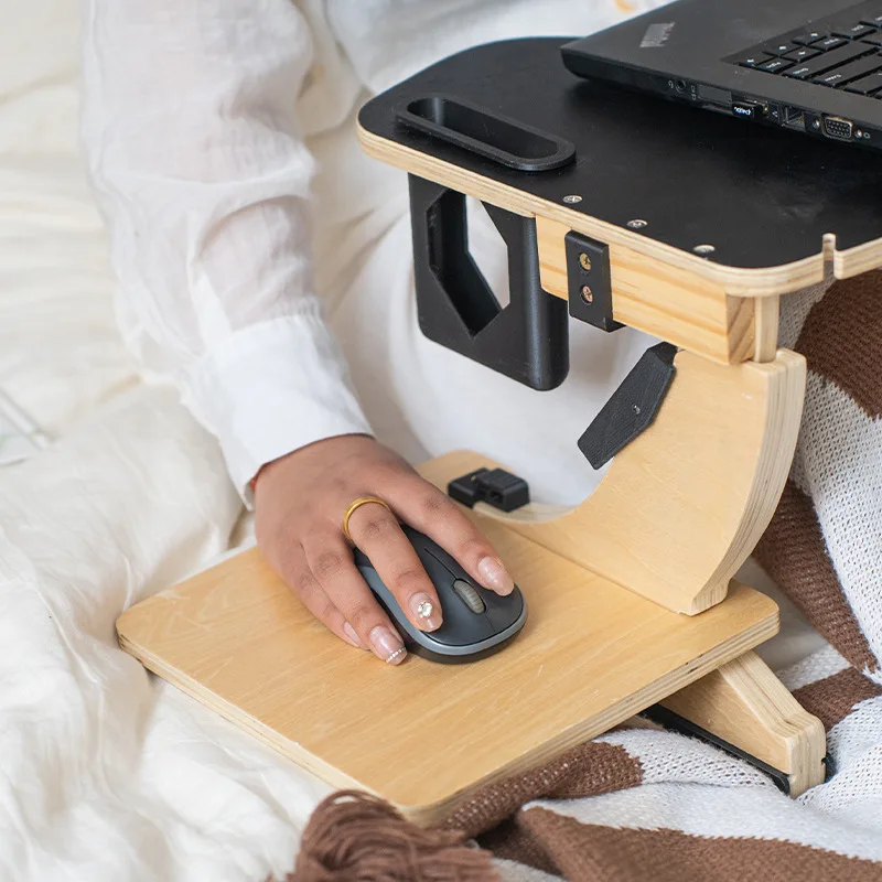 Home Lazy Computer Desk Bed Dining Table Dormitory Study Folding Office Desk Multi functional Notebook Study Desk