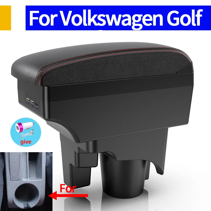 

Для Volkswagen Golf 6, подлокотник для Volkswagen Scirocco Sagitar VW Golf 6 Golf 5 Mk6 MK5 Jetta 5, автомобильный подлокотник, автомобильный ящик для хранения