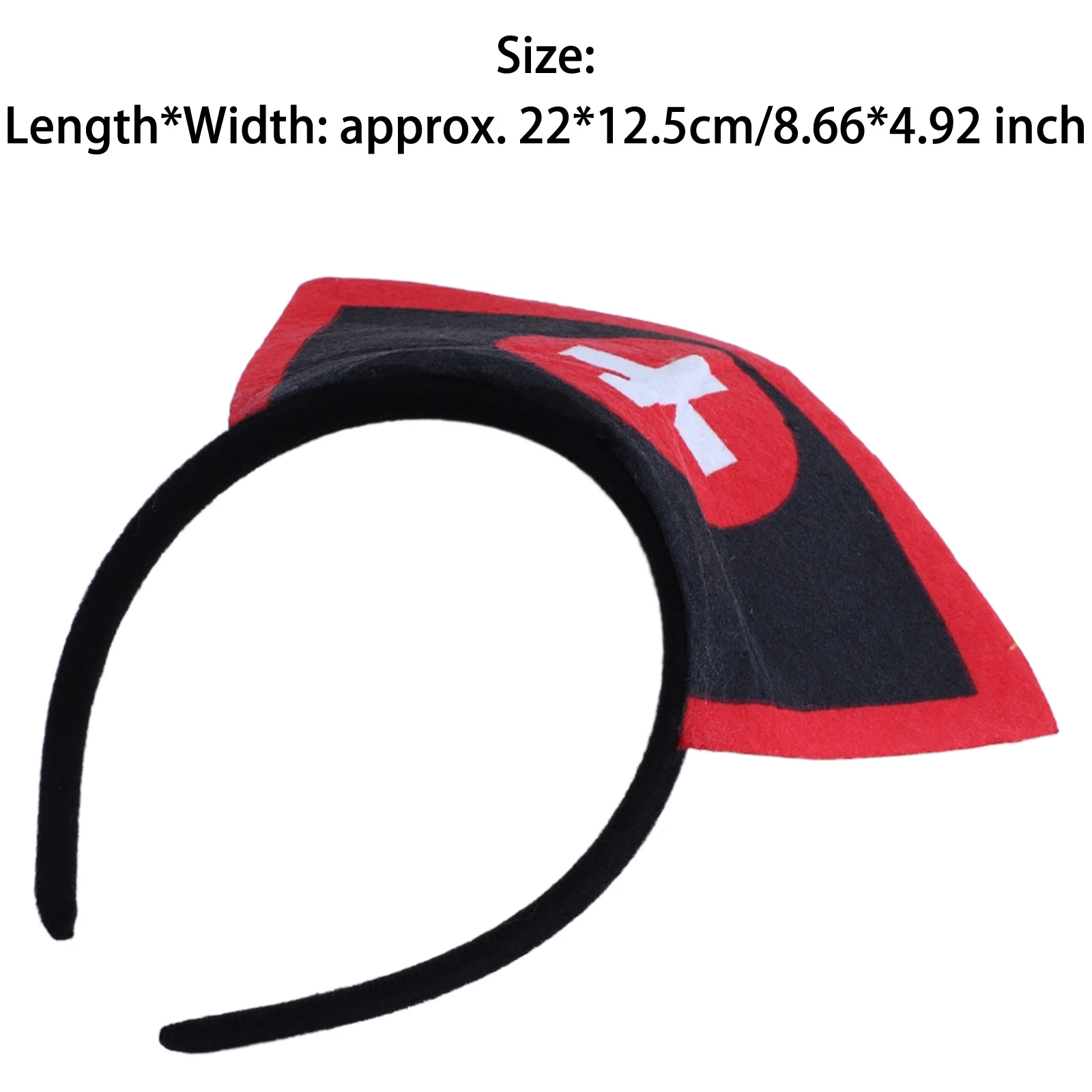 Womens Girls Creative Nurse Hat Headband Character Fun Outfit Supply Costume Accessory for Stage Performance Cosplay Halloween