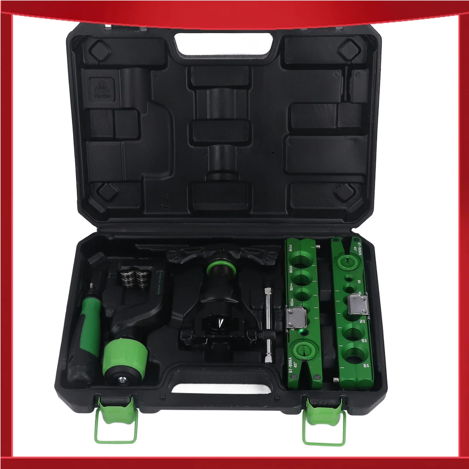 

Набор инструментов для развальцовки труб: эксцентриковый резак для подшипников 45 градусов, позиционирующая пластина, вращающийся фрезерный нож, комплект инструментов для развальцовки труб