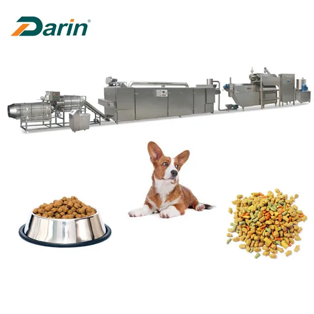 Animal Food Making Machine  Dry Dog Food Extruder Machine Stainless Steel Pet Food Processors Machines